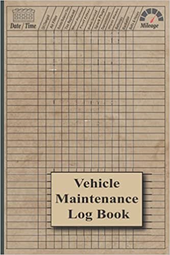 Vehicle Maintenance Log Book: Automotive Maintenance Record Book indir