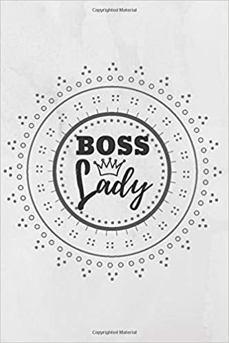 Boss: Positive Notebook with the Best on the Cover (110 Blank Unlined Pages, 6 x 9) Gift Journal for Woman