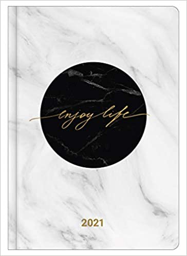 ENJOY LIFE 2021 - Buchkalender - Taschenkalender - Lifestyle - 14,8x21: Booklet Diary GlamLine