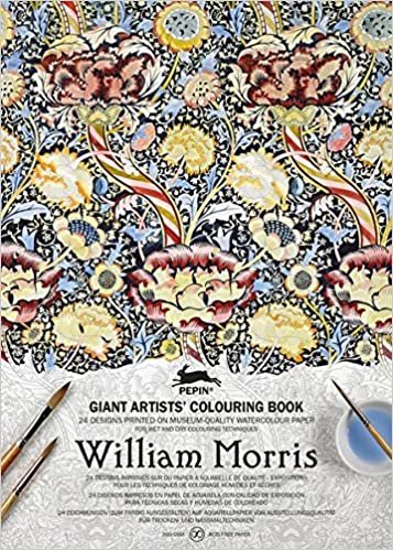 William Morris: Giant Artists' Colouring Book (Giant Artists' Colouring Books) indir