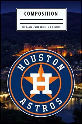 New Year Weekly Timesheet Record Composition : Houston Astros Notebook | Christmas, Thankgiving Gift Ideas | Baseball Notebook #11