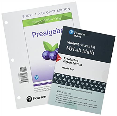 Prealgebra, Books a la Carte Edition, Plus Mylab Math -- 24 Month Access Card Package