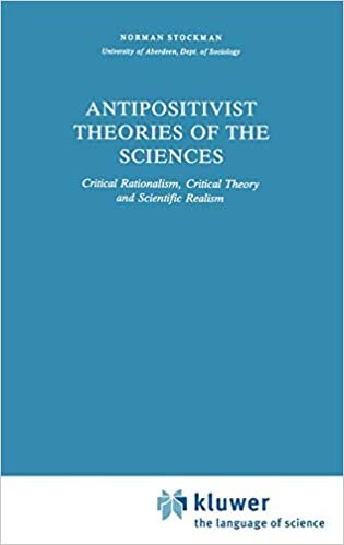 Antipositivist Theories of the Sciences: Critical Rationalism, Critical Theory and Scientific Realism (Sociology of the Sciences - Monographs)