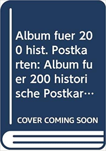 Album für 200 hist. Postkarten: Album für 200 historische Postkarten, mit 50 eingebundenen Klarsichthüllen