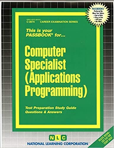 Computer Specialist (Applications Programming): Passbooks Study Guide indir