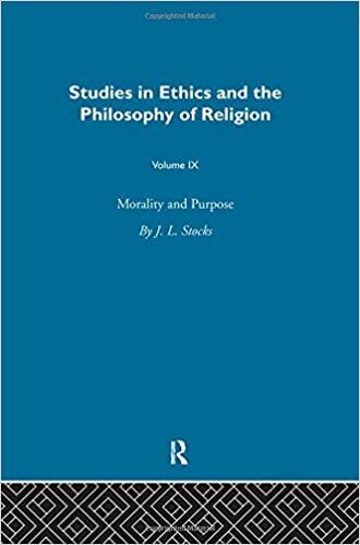 Morality and Purpose (Studies in Ethics Andphilosophy of Religion, 9)