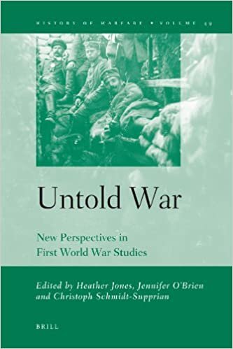 Untold War: New Perspectives in First World War Studies (History of Warfare)