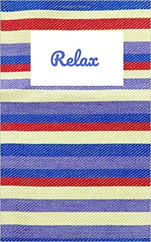 RELAX: 101 PAGE BLANK LINED JOURNAL (GLOSSY)