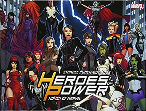 Heroes of Power: The Women of Marvel: Standee Punch-Out Book indir