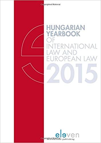 Hungarian Yearbook of International Law and European Law 2015