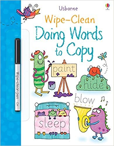 Usborne - Wipe-Clean Doing Words to Copy