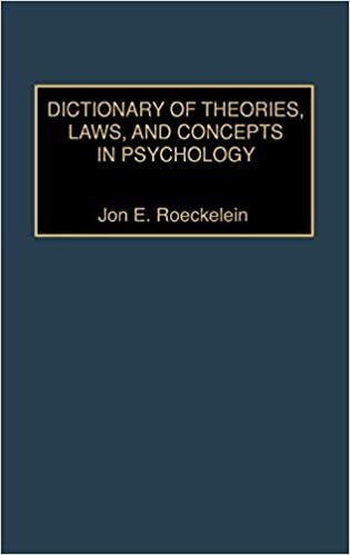 Dictionary of Theories, Laws and Concepts in Psychology