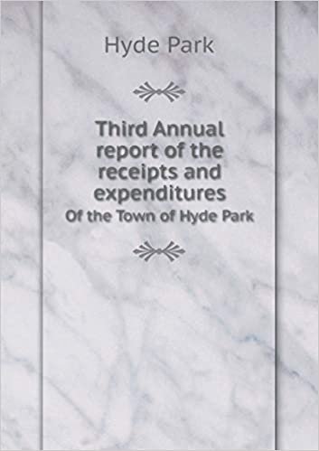 Third Annual report of the receipts and expenditures Of the Town of Hyde Park