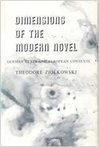 Dimensions of the Modern Novel, German Texts and European Contexts