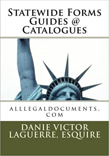 Statewide Forms & Forms Catalog: alllegaldocuments.com (500 legal forms book series Alllegaldocuments.com, Band 1): Volume 1