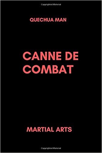 CANNE DE COMBAT: Notebook, Journal, Diary (6x9 line 110pages bleed) (MARTIAL ARTS, Band 1) indir