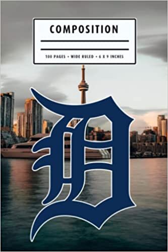 Weekly Planner Composition : Detroit Tigers Notebook- To My Baseball Son , To My Baseball Dad - Baseball Notebook #9