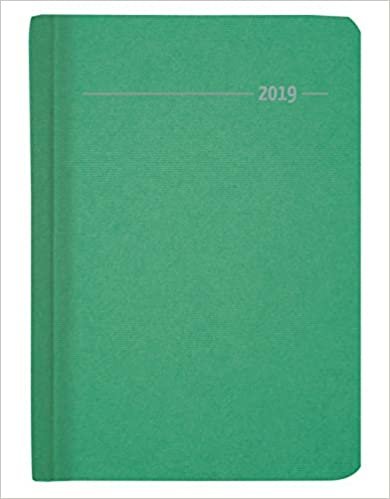Wochen-Minitimer Silk Line Emerald 2019 - Bürokalender A6