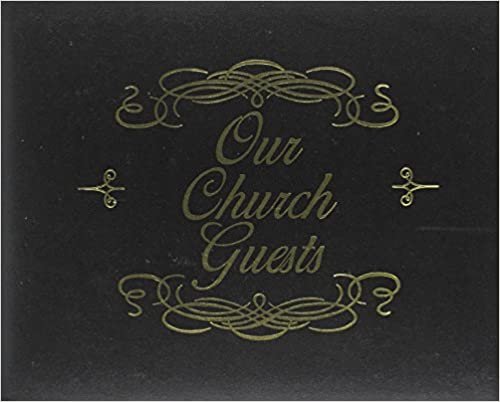 Church Guest Book Blk Bnd (Bonded Leather Guest Books)