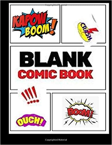 Blank Comic Book (Draw Your Own Comics): Sketchbook and Notebook for Kids and Adults to Draw Comics and Journal. (8.5 x 11 inch) (21.59x27.94cm).