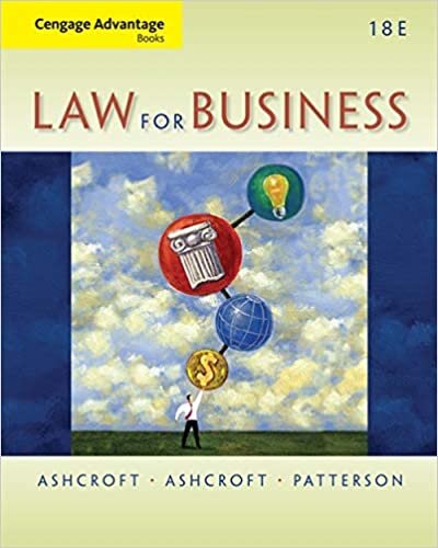 Cengage Advantage Books: Law for Business