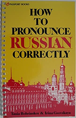 How to Pronounce Russian Correctly (NTC Russian series)