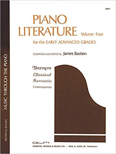 Piano Literature Volume 4 (The Bastien Piano Library)