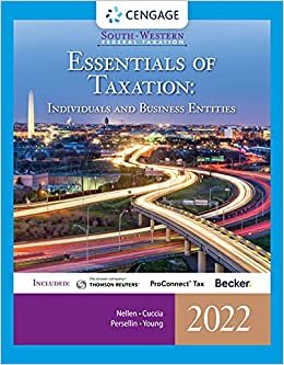 South-western Federal Taxation 2022: Essentials of Taxation: Individuals and Business Entities: Essentials of Taxation: Individuals and Business ... & RIA Checkpoint, 1 Term Printed Access Card) indir