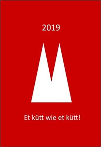 Mini Kalender 2019 "Et kütt wie et kütt" - 1 Woche pro Seite, ca. A6