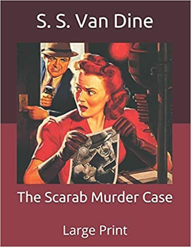 The Scarab Murder Case: Large Print