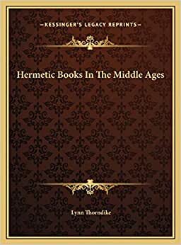 Hermetic Books In The Middle Ages