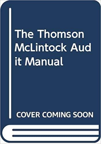 The Thomson McLintock Audit Manual