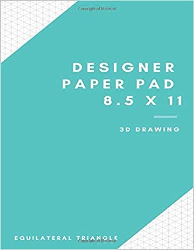 Designer Paper Pad 8.5 X 11: Drafting Paper Isometric indir