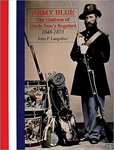 ARMY BLUE: Uniform of Uncle Sam's Regulars 1848-1973 (Schiffer Military History Book) indir