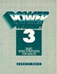 Power Vocabulary 3: Basic Word Strategies for Adults (Cambridge Adult Education, Band 3): Power Vocabulary Vol 3 indir