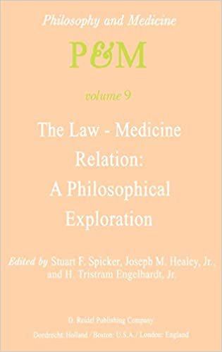 The Law-Medicine Relation: A Philosophical Exploration: Proceedings of the Eighth Trans-Disciplinary Symposium on Philosophy and Medicine Held at Farm