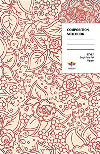LUOMUS Graph Paper 4x4 Composition Notebook | 5.5 x 8.5 inches | 120 pages: Note Book for drawing, writing notes, journaling, doodling, list making, creative writing, school notes, and capturing ideas indir