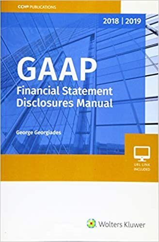 GAAP Financial Statement Disclosures Manual, 2018-2019