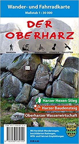 Der Oberharz: Wander- und Fahrradkarte