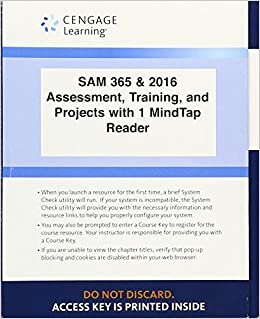 LMS Integrated SAM 365 & 2016 Assessments, Trainings, and Projects with 1 MindTap Reader, (6 months) Printed Access Card