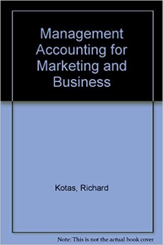 Management Accounting for Marketing and Business