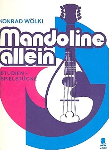 Mandoline allein: Studie und Spielstücke. Mandoline.