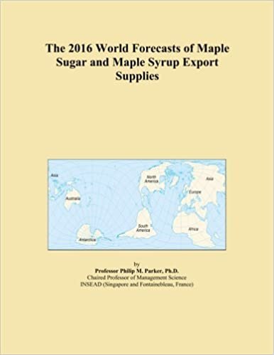 The 2016 World Forecasts of Maple Sugar and Maple Syrup Export Supplies