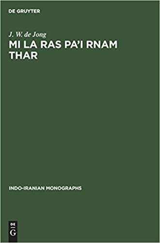Mi La Ras Pa'i Rnam Thar: Texte Tibétain de la Vie de Milarépa (Indo-Iranian Monographs, 4)