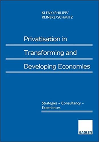 Privatisation in Transforming and Developing Economies: Strategies - Consultancy - Experiences (German Edition)