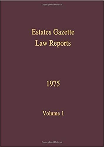 EGLR 1975 (Estates Gazette Law Reports) indir