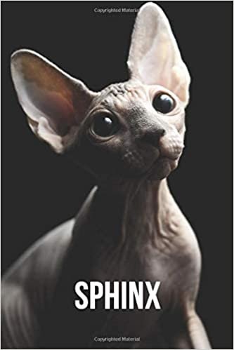 Sphinx: Cat notebooks motivational notebook, inspiration, journal, diary (110 Pages, Blank, 6 x 9)