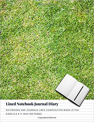 Lined Notebook Journal Diary: Notebooks And Journals Lines Composition Book Letter sized 8.5 x 11 Inch 100 Pages (Volume 12) indir