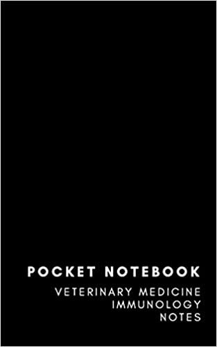 Pocket Notebook Veterinary Medicine Immunology Notes: Softcover Lined Memo Field Note Book Journal Pocket Size