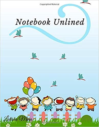 Notebook Unlined: Book Blank Pages, Plain Notebook (8.5 x 11 inches) - 105 Pages indir